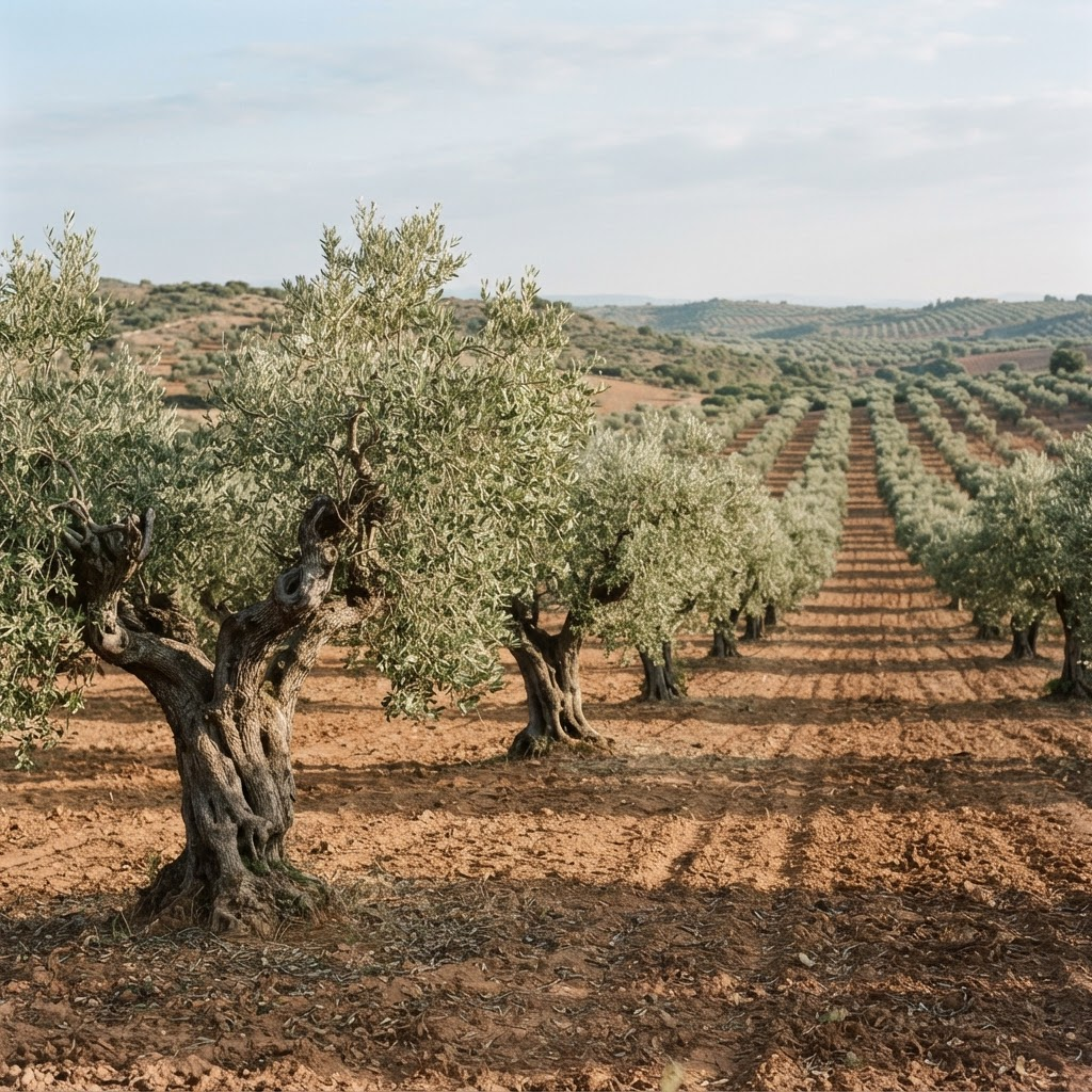 Ancient olive grove on OurLand estate